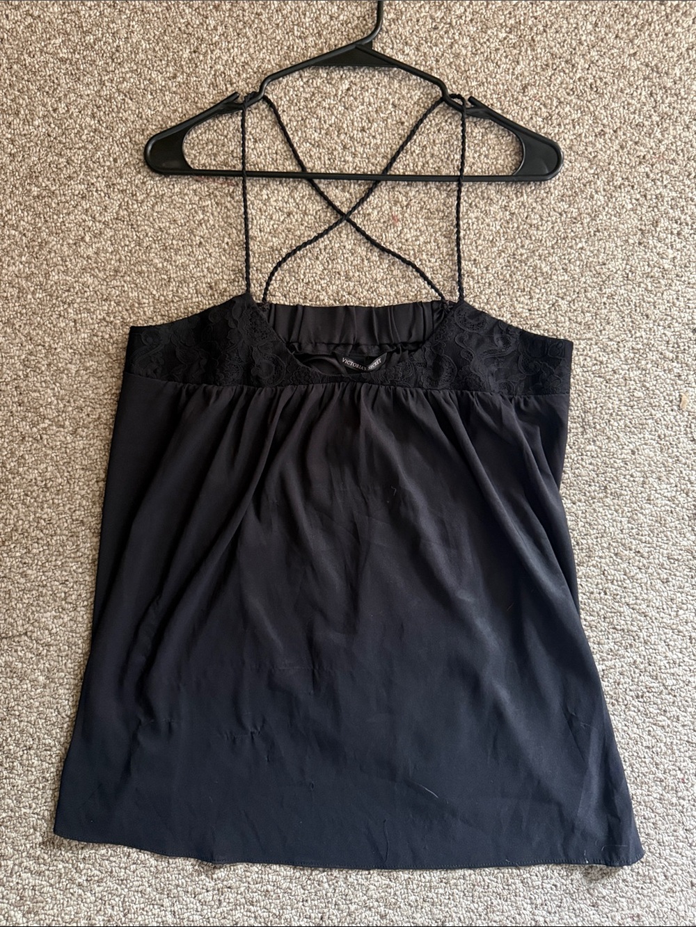 Black sleep cami